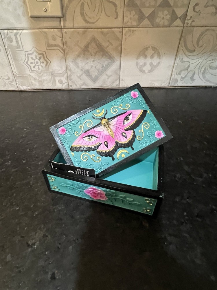 tarot deck storage death moth box from spencers