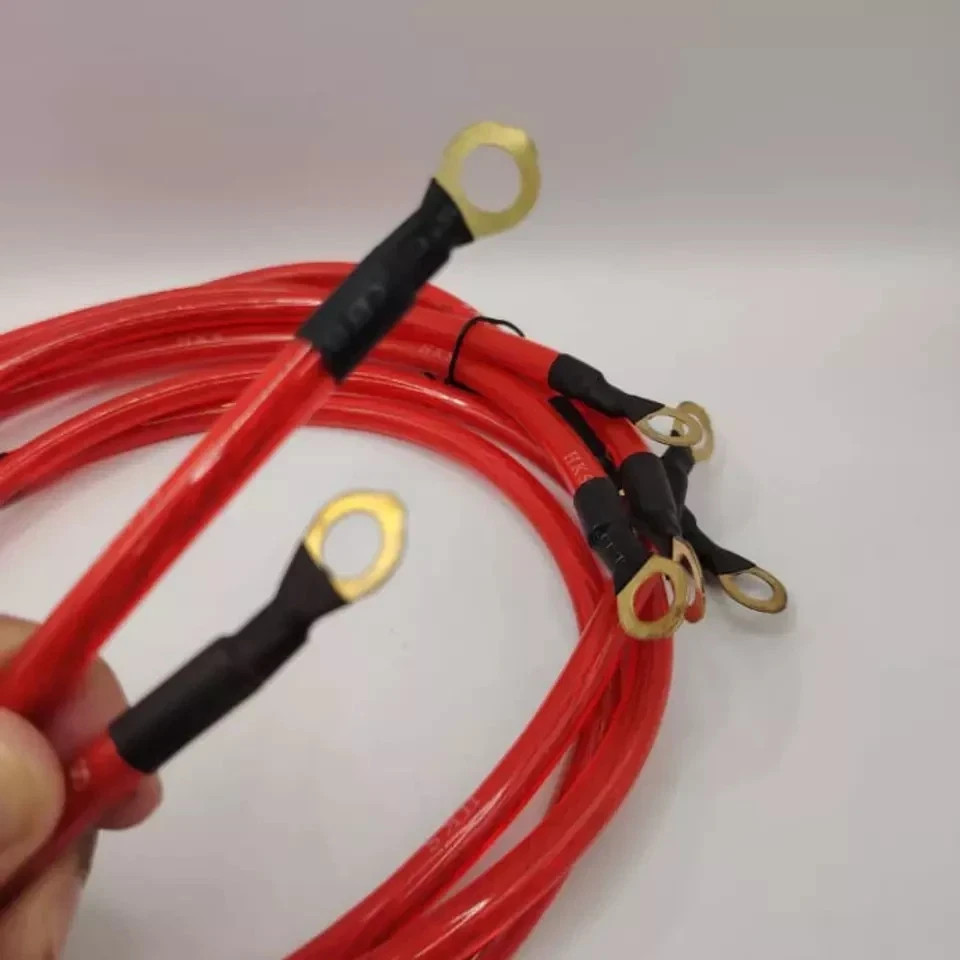 Universal 5 Points HKS Super Earth Cable Wire Grounding Kit Performance Red