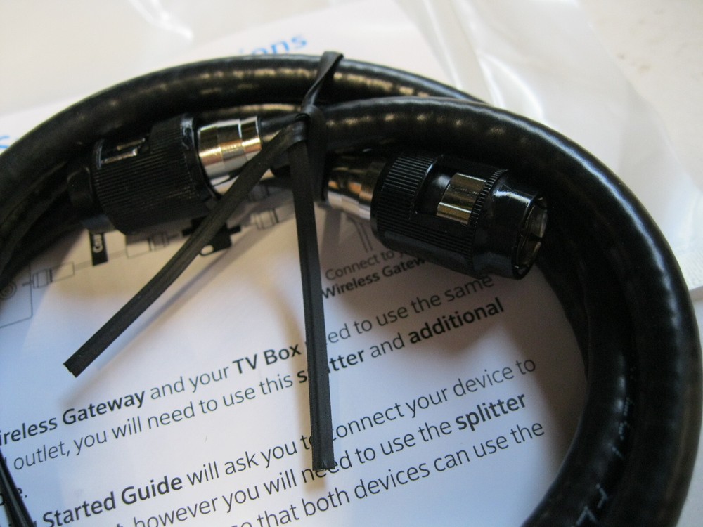 Antronix 2 Way Splitter | 3 ft Coax Cable | Comcast | New