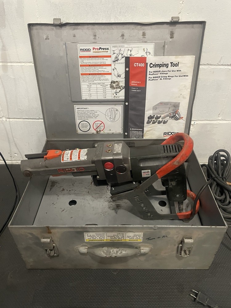Riding CT-400 Propress Crimper Crimping Tool Complete Set!