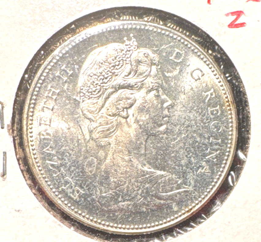 Canada 1967 dollar KM 70 Choice BU