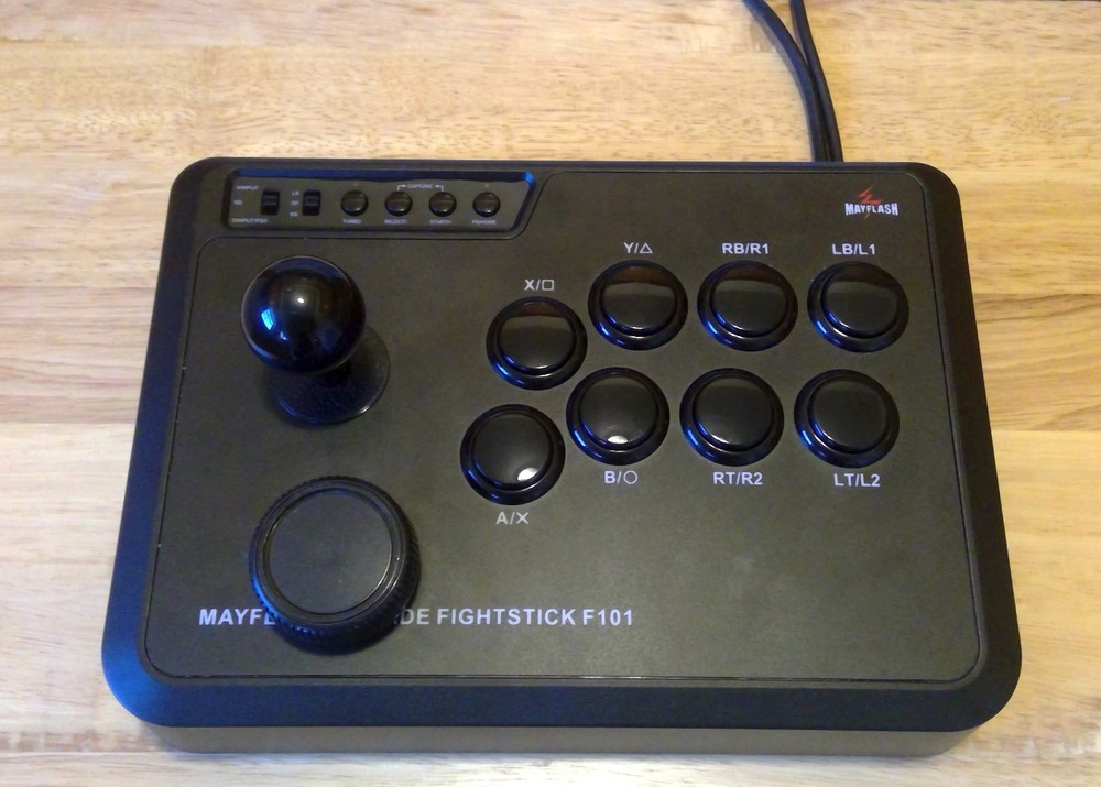 Mayflash Arcade Stick Modded Vectrex Hydra Controller Joystick Spinner Combo Mod