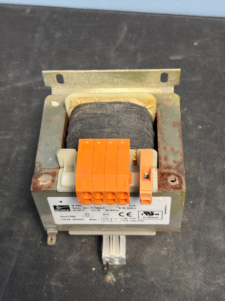 BLOCK STE 320/23 control and isolation transformer
