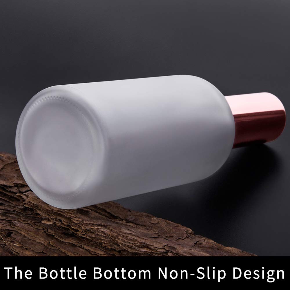 Hydior Refillable Glass Perfume Atomizer 3.4oz Travel Fine Mist 2 Pack