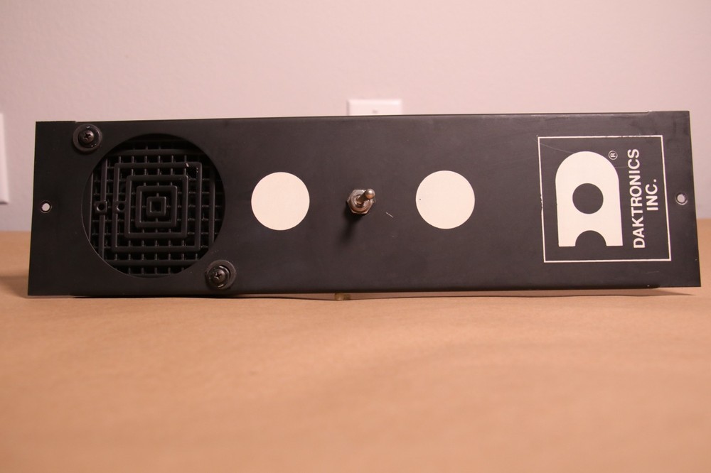 Daktronics Scoreboard Horn Buzzer + Panel + Switch - Tuner 15 Series  B-1