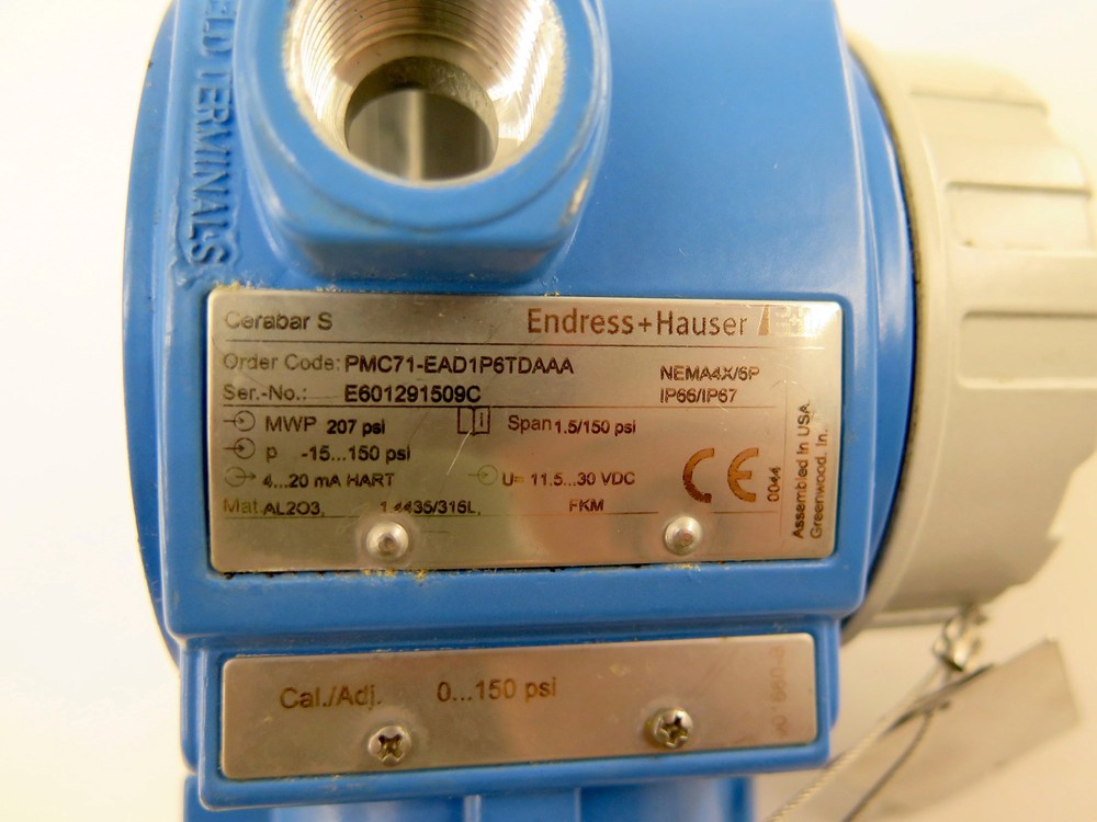 Endress+Hauser PMC71-EAD1P6TDAAA Pressure Transmitter NO BACK COVER