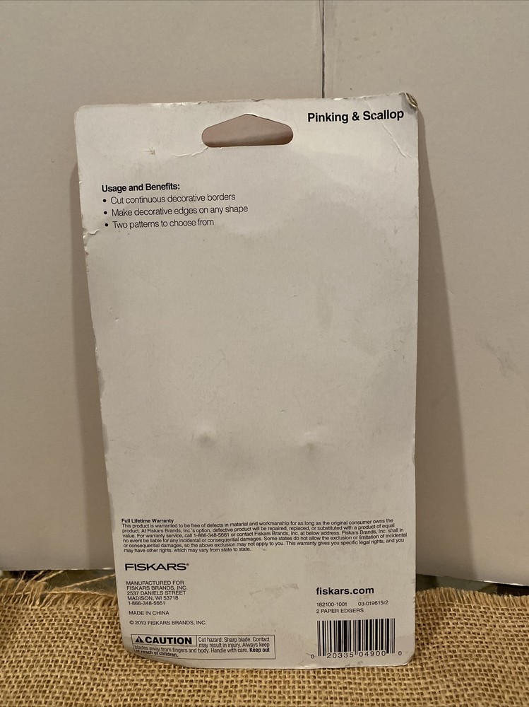 Fiskars Paper Edgers Scissors New In Package