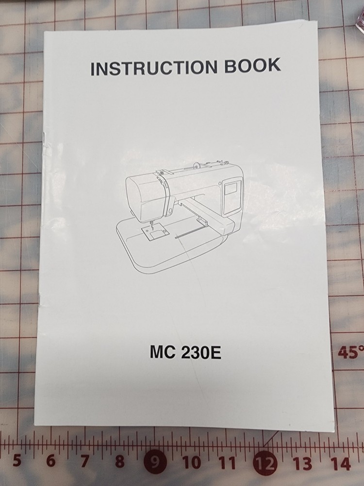 Janome Memory Craft 230E Computerized Sewing/Embroidery Combo, Portable