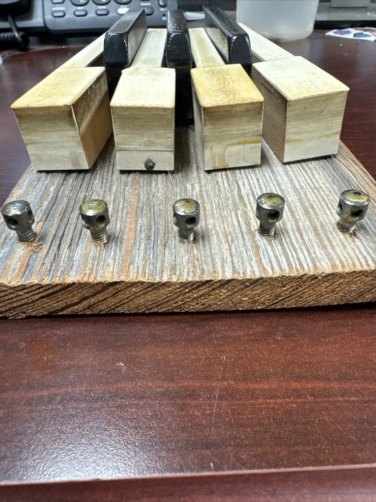 Hand Crafted Key Holder From Piano keys