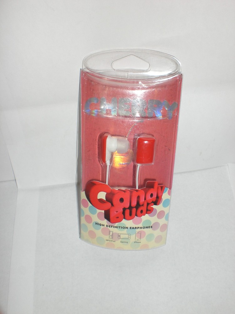 CHERRY CANDY BUDS HIGH DEFINITION EARPHONES