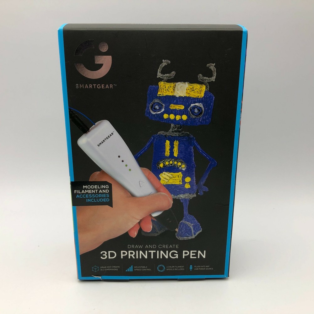 Smartgear Draw + Create 3D Printing Pen New Open Damaged Box J2
