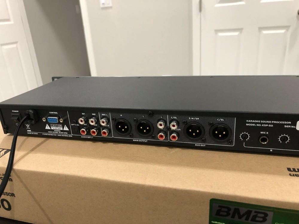 BMB KSP-50 Karaoke Processor with English Remote / Chinese Language Panel