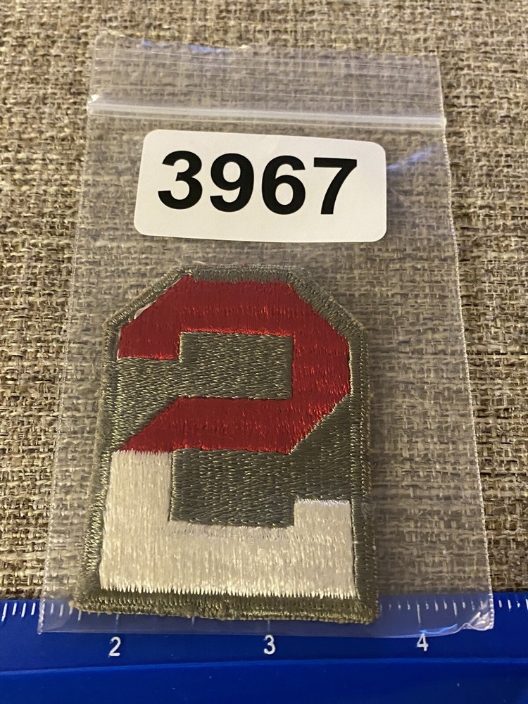 US Army 2nd Patch WWII Era INV3967