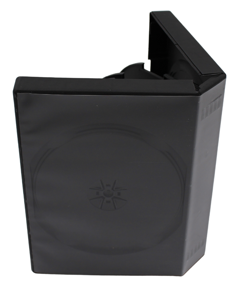 Standard Black DVD 12-Disc 39mm Replacement Premium Movie Storage Shell Case