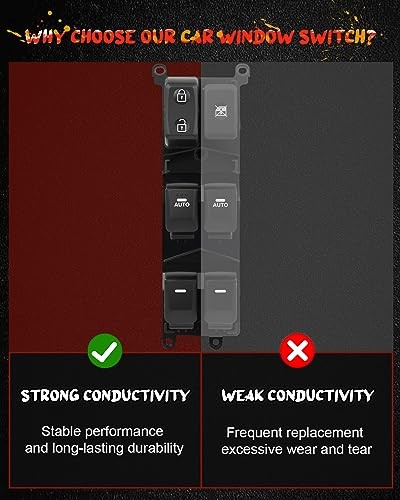 Front Left Driver Side Power Window Switch Compatible for Kia Forte5 2014