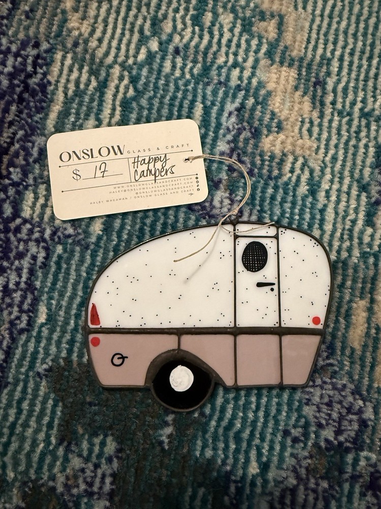 Stained Glass Small Camper Wall Decor