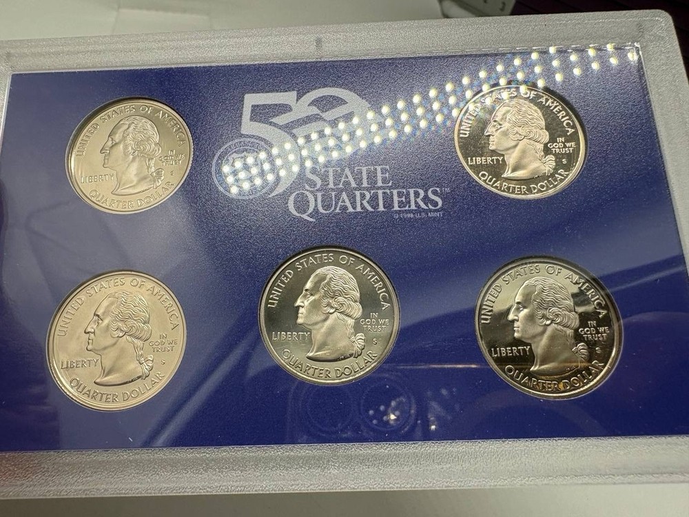 US Mint 2000 State Quarters Proof Set with COA