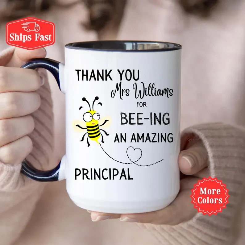 Personalized Principal Mug Appreciation Coffee Cup Gift