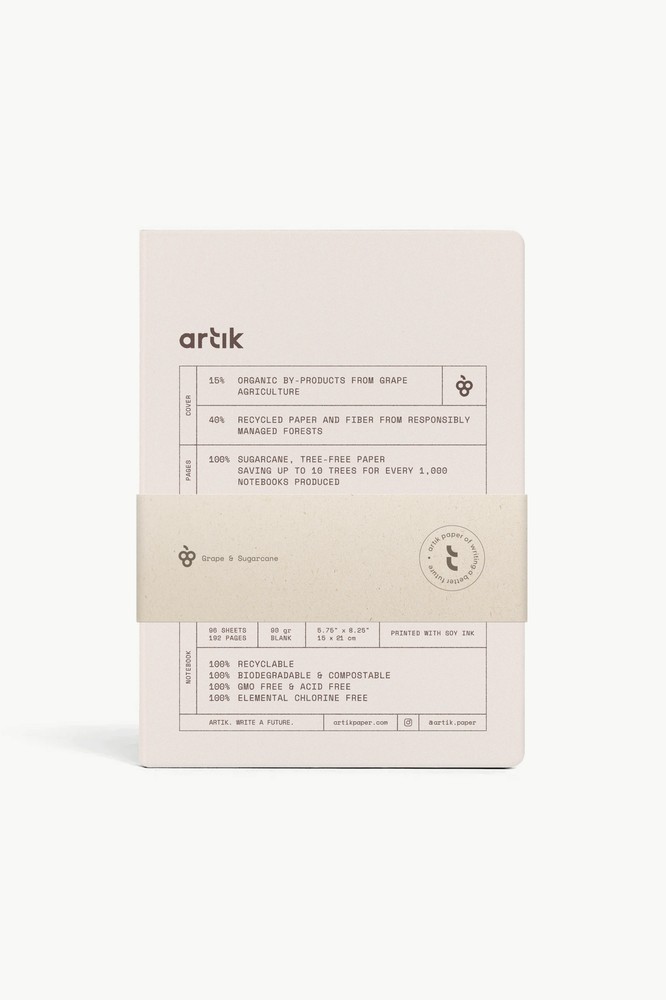 Artik A5 Notebook in Grape - Plain - NEW