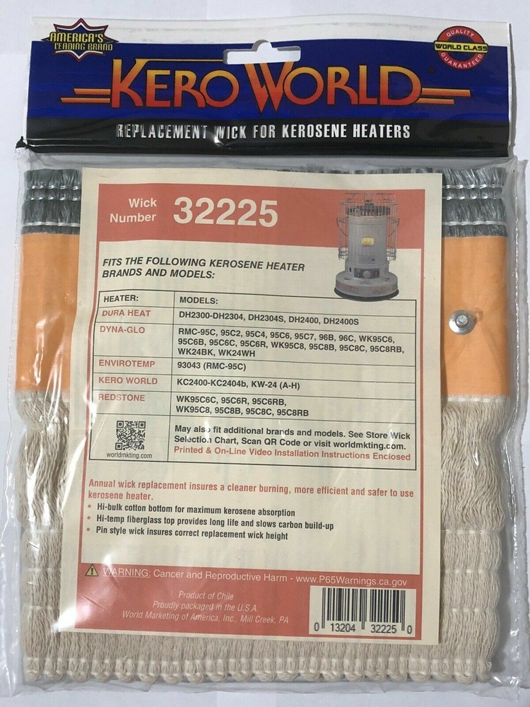 Dyna-Glo WK95C8 Wick Kero-World Wick # 32225 Envirotemp 93043 (RMC-95C), KW-24