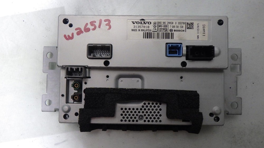 12 VOLVO 60 SERIES Info Screen 31357018