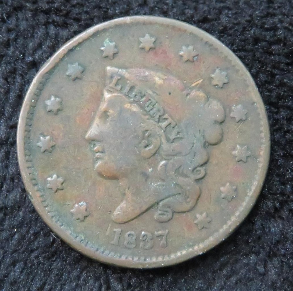 1837 Large Cent * Great for a Type Set * 5787