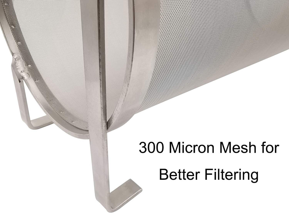 Hop Hopper Spider Strainer Basket Filter for Homebrew Hops Beer & Tea Brewing Bu