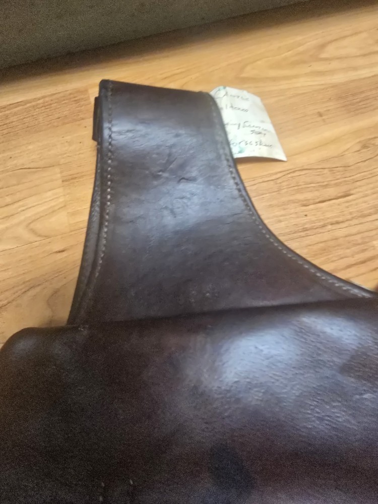 French Cantle / Saddle Bag Cavalry Marked Paris Leon Braun