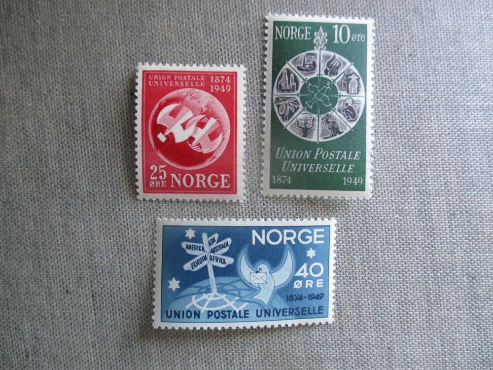Norway, Scott# 299-301, MNH