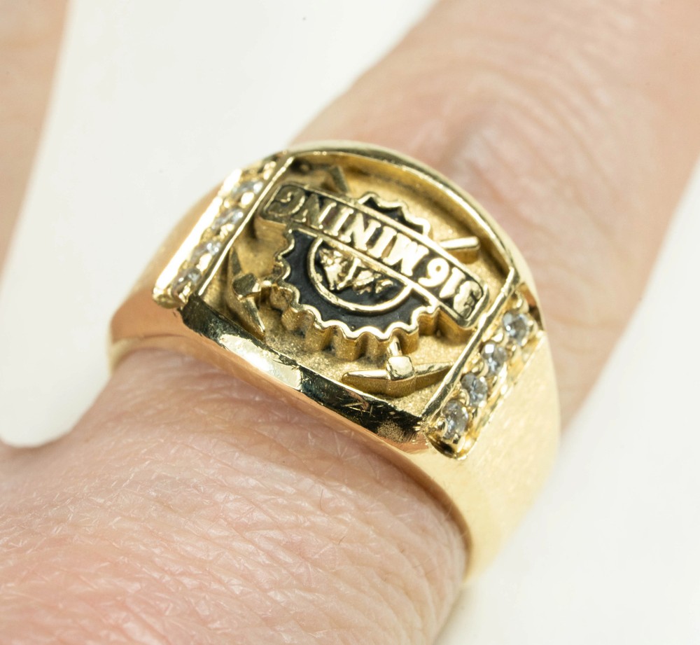 316 Mining Heritage Ring- Solid Gold Collector's Edition
