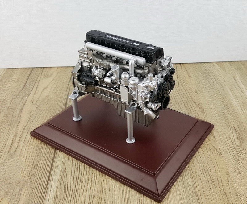 1:12 YC DIESEL Engine Transmission Construct Machine Equipment Diecast Model