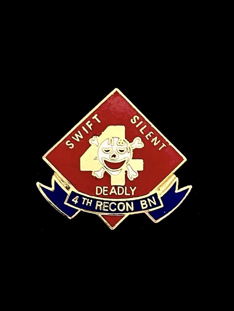 US Marine Corps 4th Recon Battalion Pin USMC