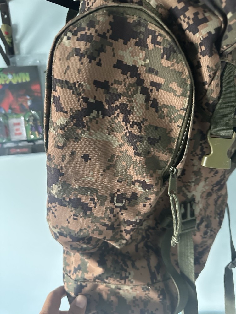 Mill Spec Plus Camo Backpack with Pockets On Both Sides