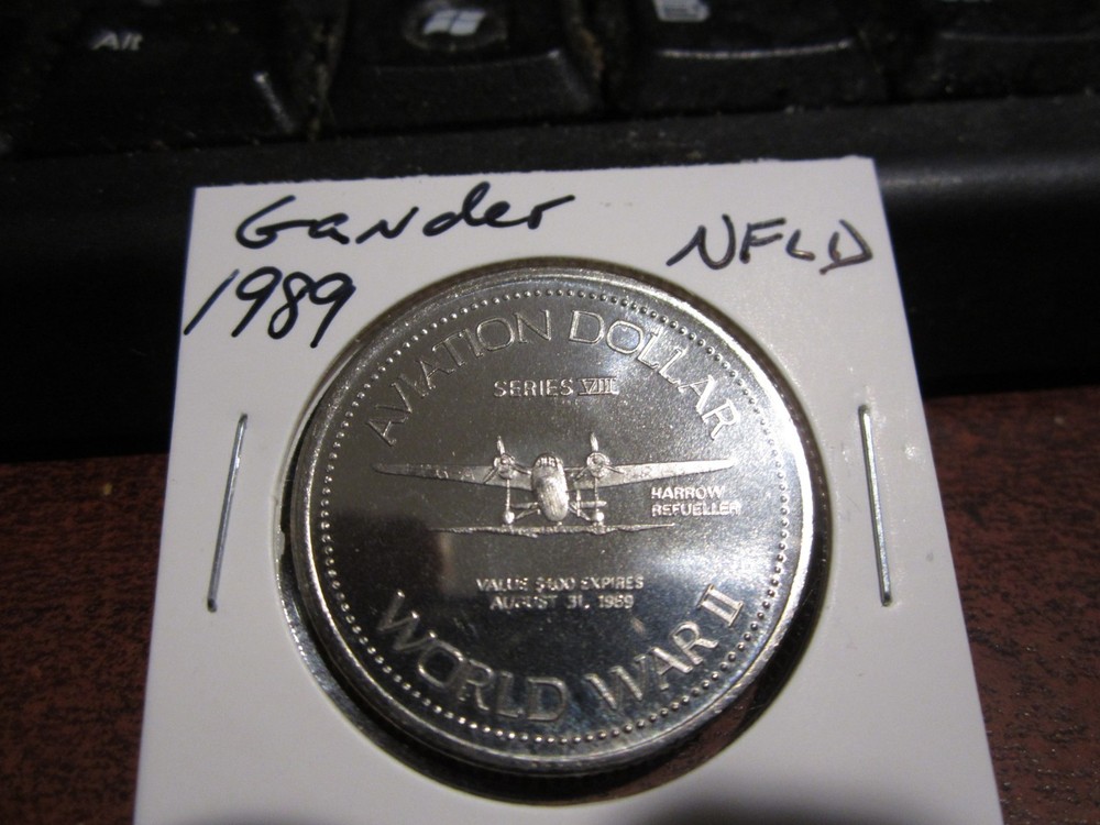 1989 - Gander, NFLD - Canada Trade Dollar / Token