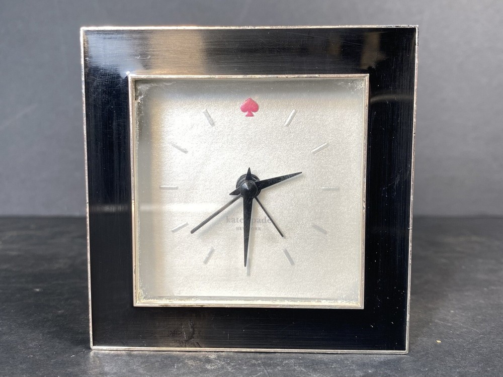 KATE SPADE Square Desk Clock