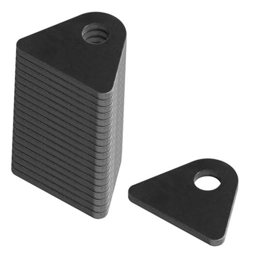 20 Pack Weld-On Tabs, Shock Basic Weld Tab, 1-7/8" Height, 1/2" Bolt Hole,