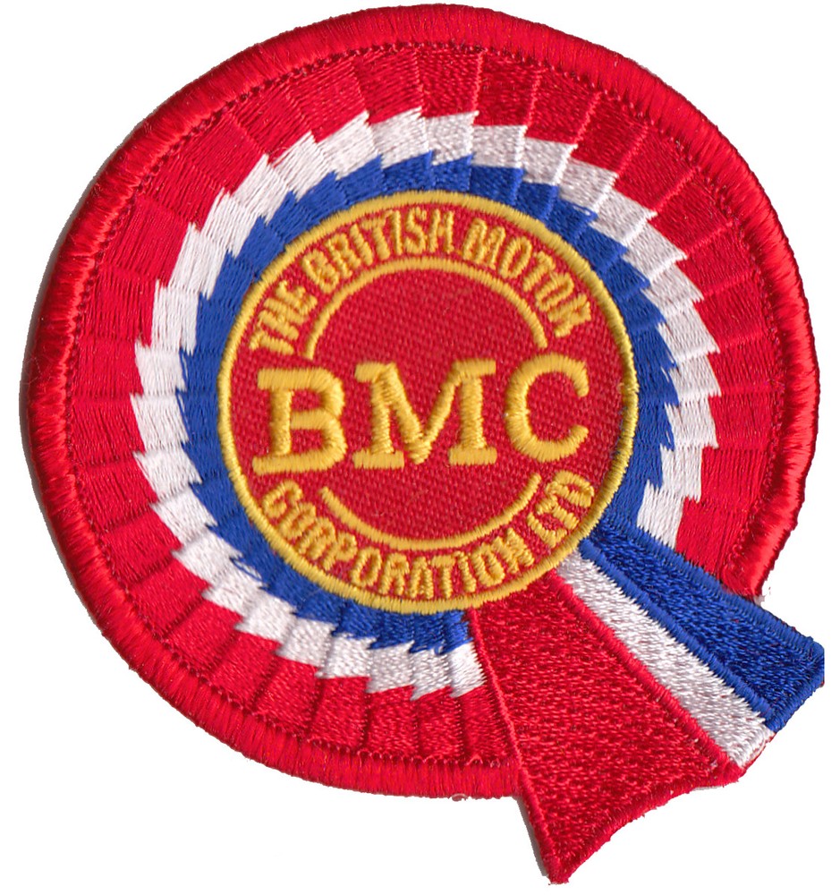 BMC Rosette embroidered patch 3" wide