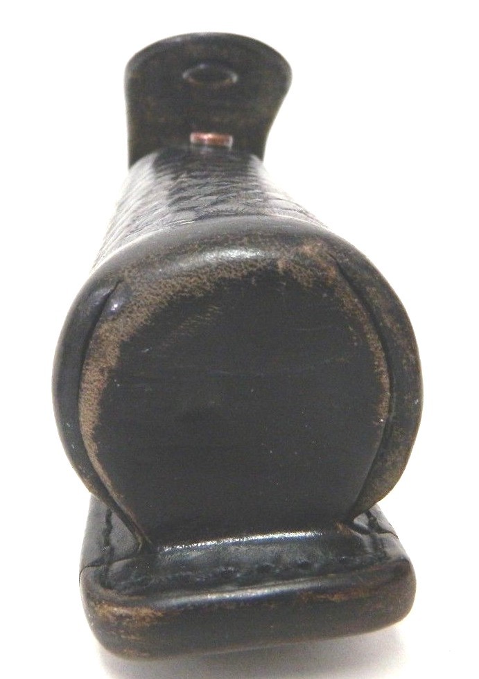 AKER 570 Black Tooled Leather Mace Holder Belt