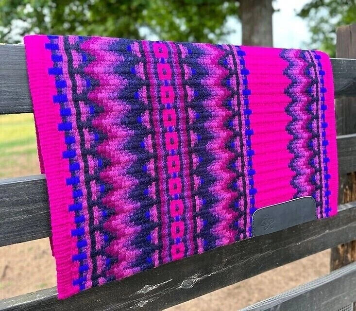 Handmade Woolen Western Saddle Blanket Horse (Customization Available)