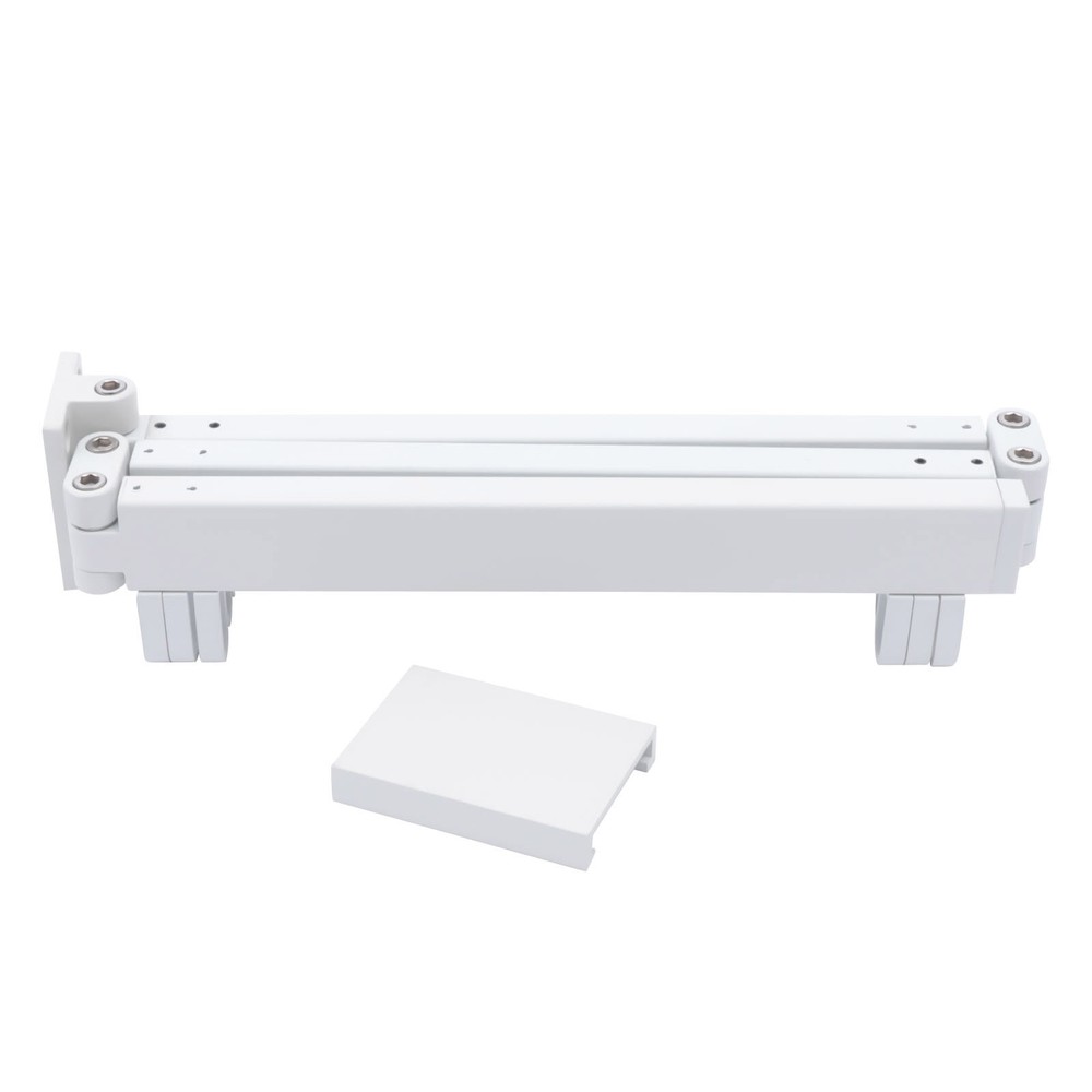 Wall Mounted Laundry Clothes Storage Drying Rack Retractable Tri-Folding Hanger
