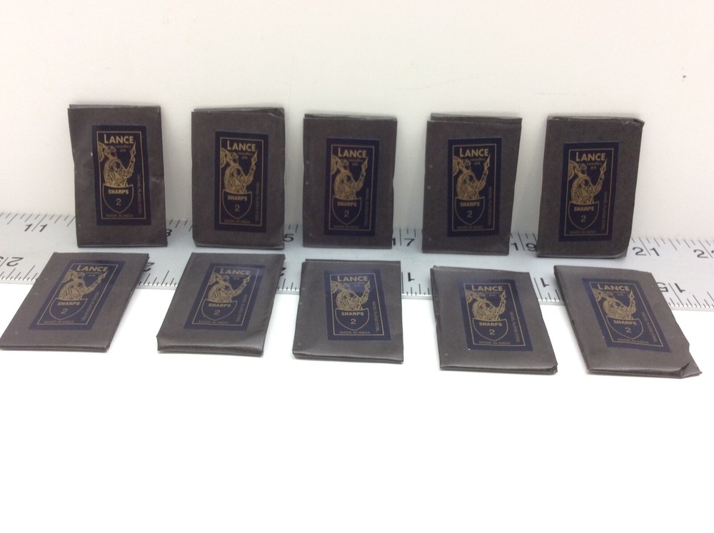 10 - Lance Sharps Hand Sewing Needles #2 25 Pack