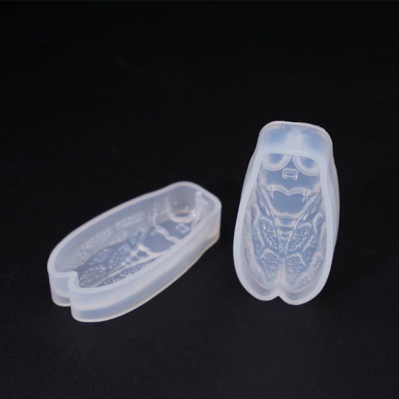 Animal Pattern keychain Mold Silicone Cicada Shape Charm Kitchen Baking Mold