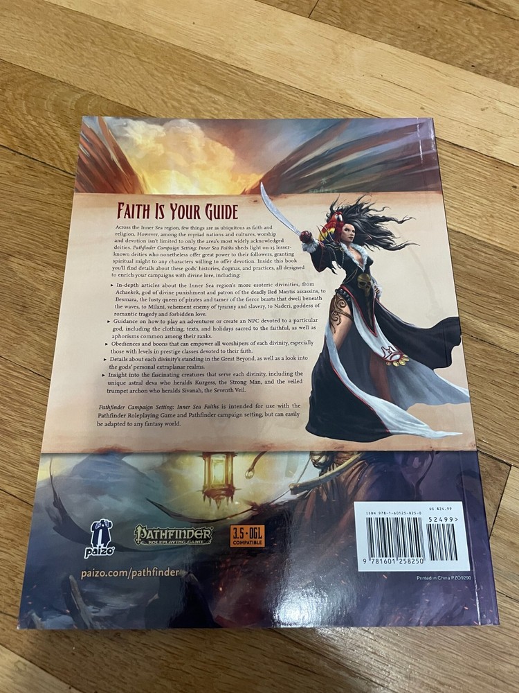 Pathfinder RPG: Inner Sea Faiths D&D 3.5