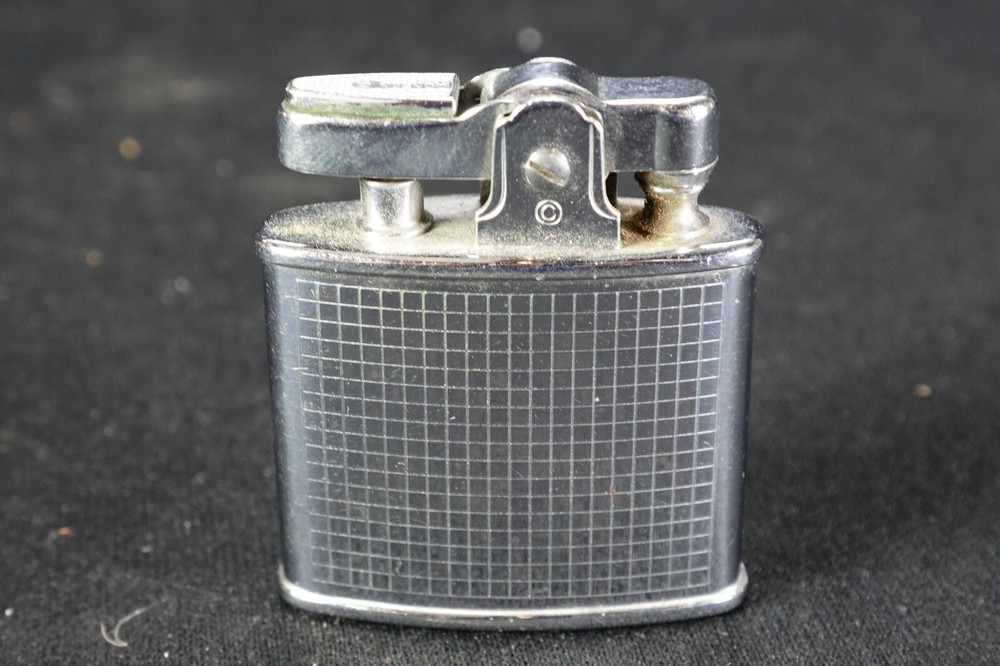 Vintage Ronson Standard Lighter Chrome Art Deco 'KAY' Engraved
