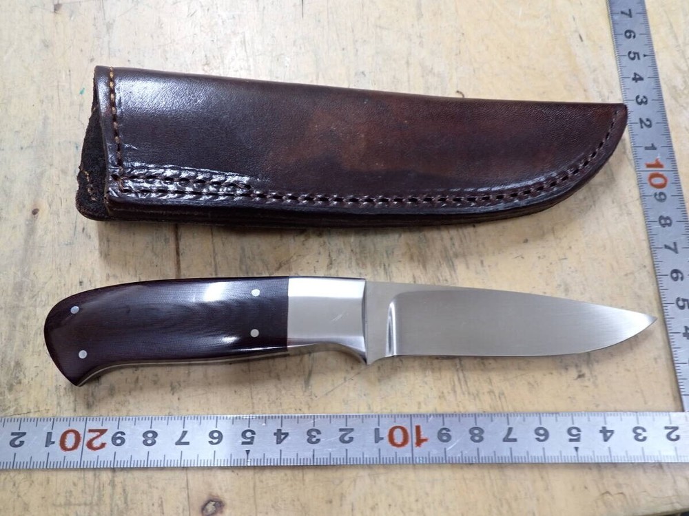 R.O. EASLER custom knife USA with sheath