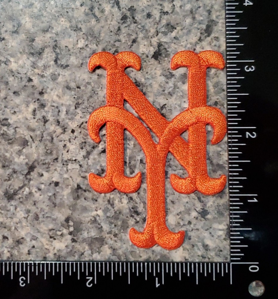 New York Mets Patch. Embroidered. Iron On Backing 3"x2.5"