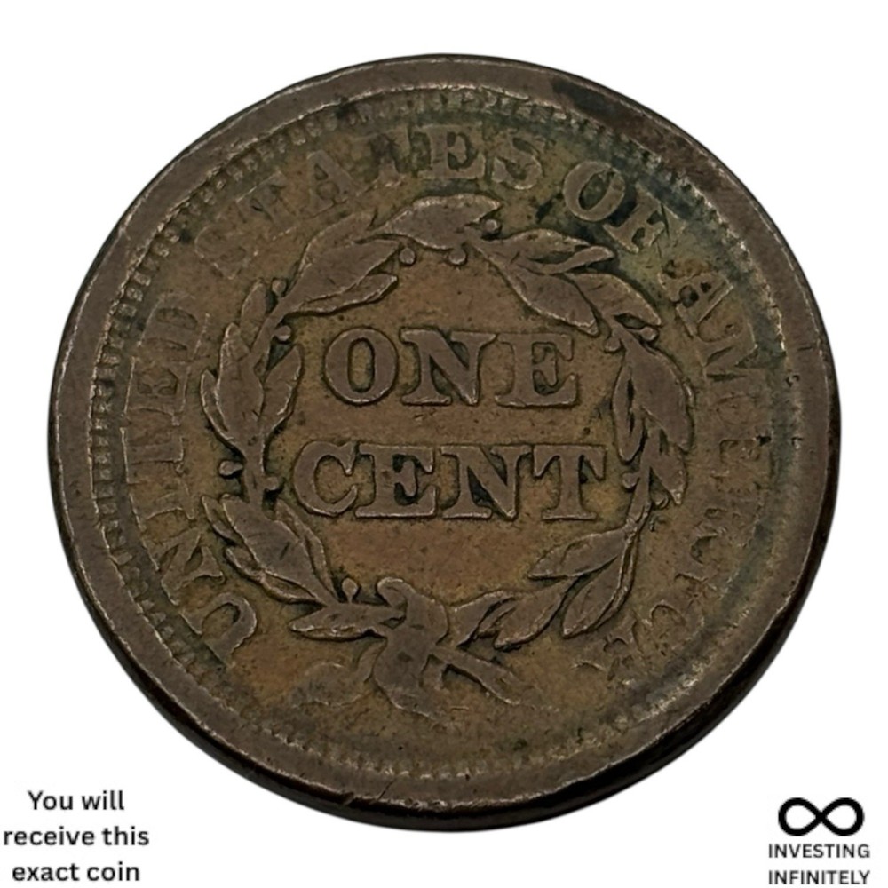1852 Large Cent X-1725