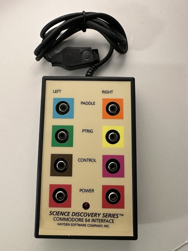 Vintage Temperature Lab Software Commodore 64 Hayden Software 1985 Science Disc