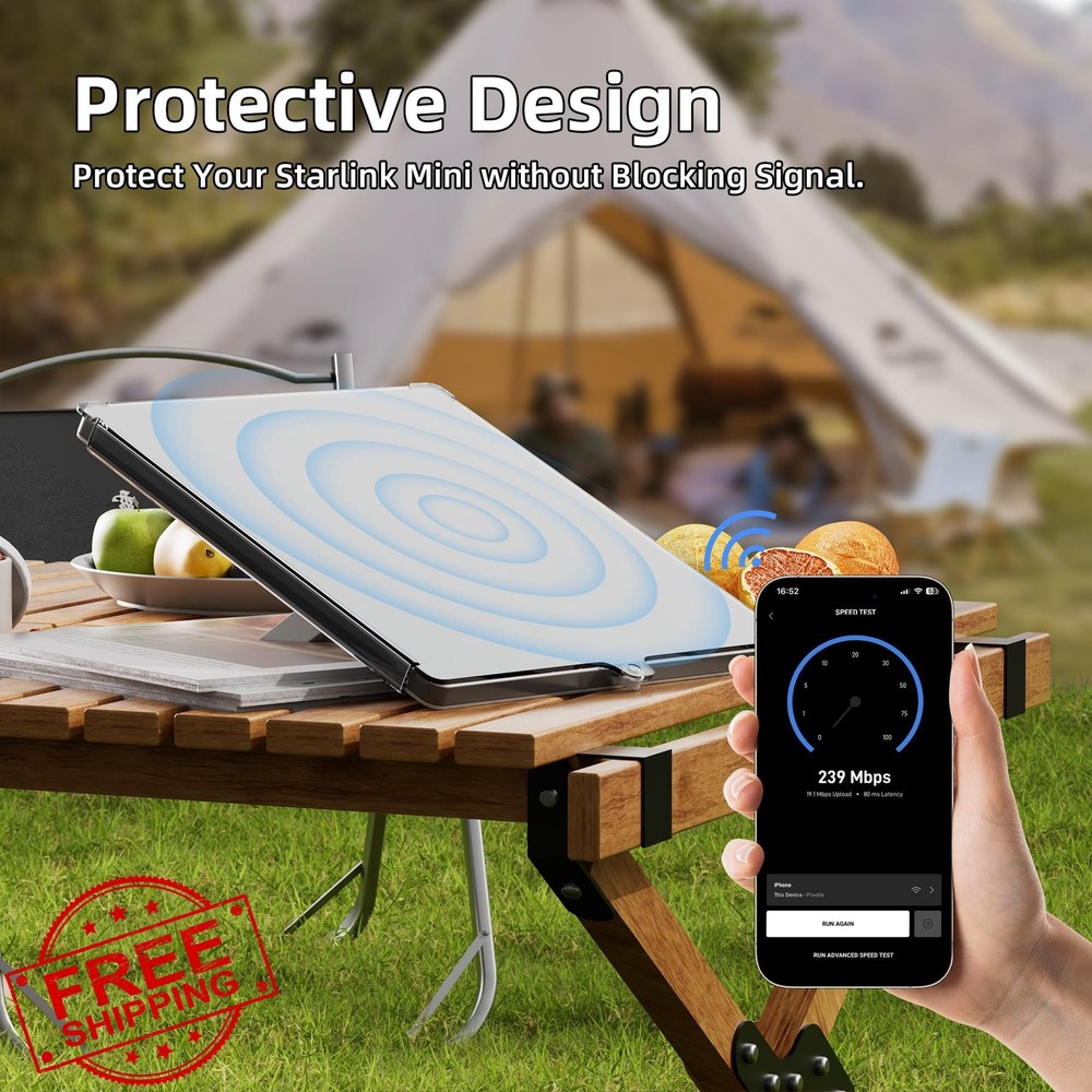 Starlink Mini Dish Protective Cover Shell Shock Resistant