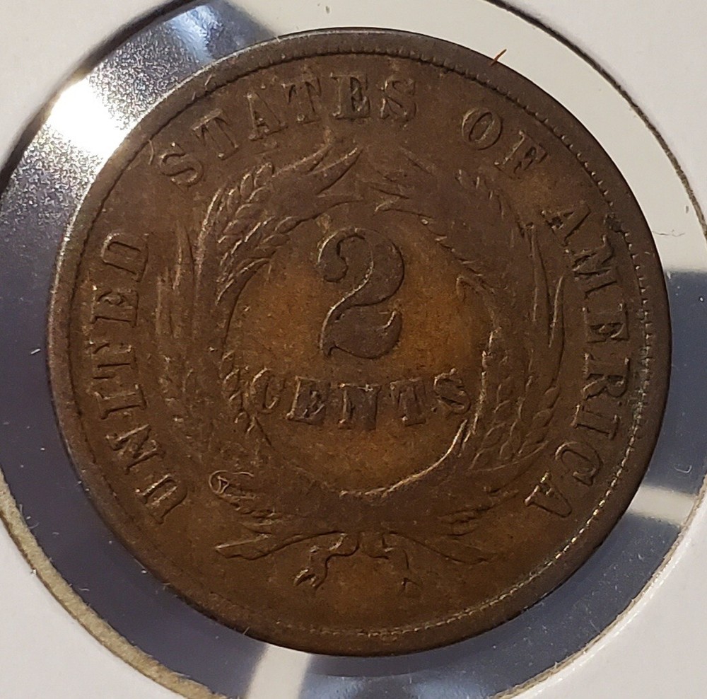 1867 U.S. Two Cent Piece VG+